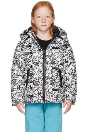 Mackage Kids White & Black Matthew Langille Edition Jesse-MLPR Down Jacket