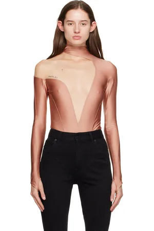 ZARA Woman BODYSUITS  BODYSUIT WITH GATHERED DETAIL AND STRAPS