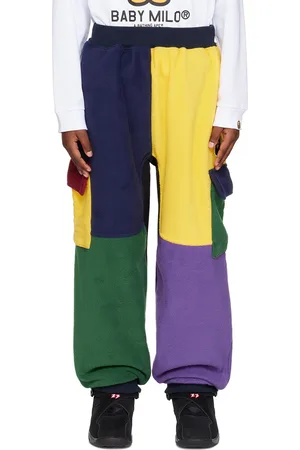 BAPE Kids Multicolor Ape Head Cargo Pants