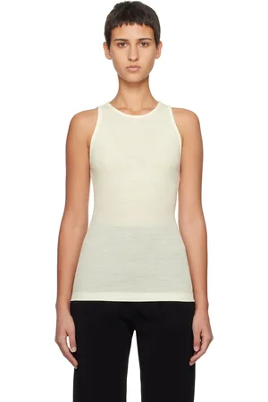 BITE Off-White Crewneck Tank Top