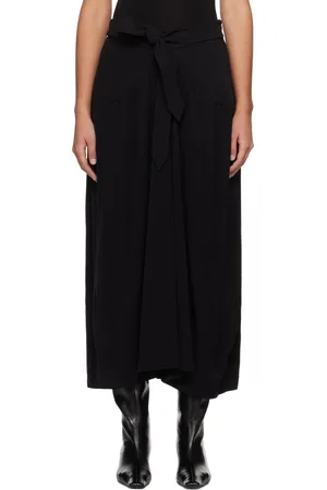 BITE Black Self-Tie Maxi Skirt