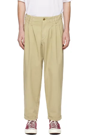 YMC Beige Peg Trousers