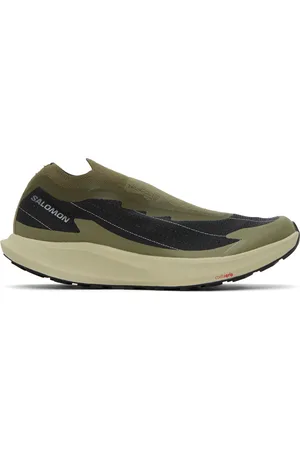 Salomon Khaki & Gray Pulsar Reflective Advanced Sneakers