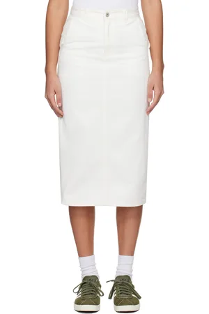 Nothing Written H-Line Denim Midi Skirt
