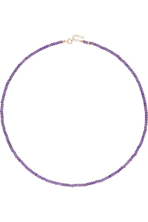 JIA JIA Purple February Birthstone Beaded Necklace