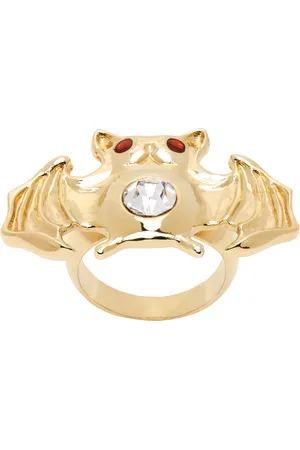 Chopova Lowena Gold Bat Ring