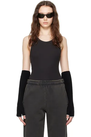 Entire Studios Black Rib Tank Top