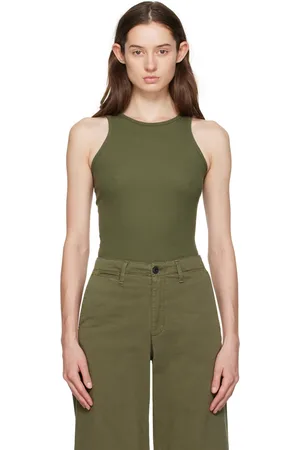 RAG&BONE Khaki Essential Tank Top