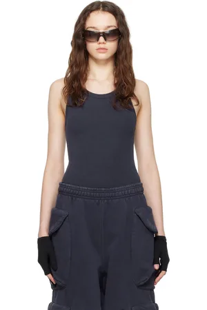 Entire Studios Navy Rib Tank Top