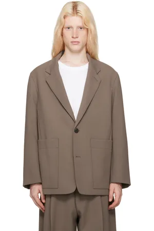 STUDIO NICHOLSON Taupe Conde Blazer