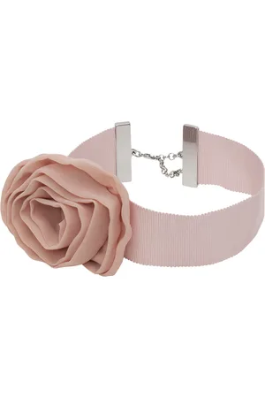 BLUMARINE Pink Rose Choker