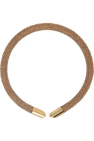 Paco rabanne Gold Pixel Tube Choker Necklace