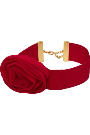 BLUMARINE Red Rose Choker