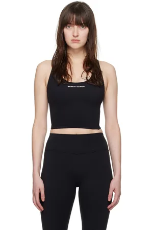 Sporty & Rich Black SR Bold Leggings Sporty & Rich