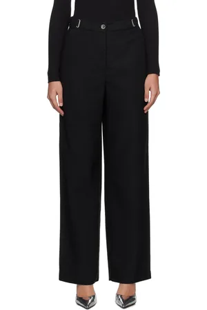 REMAIN Birger Christensen Black Belted Trousers