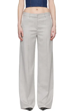 MAGDA BUTRYM Gray Wide-Leg Trousers