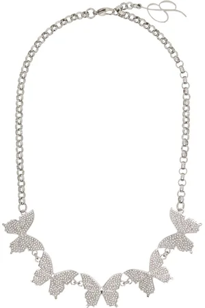 BLUMARINE Silver Farfalla Choker
