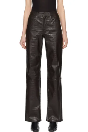 The Frankie Shop Bonnie Faux-Leather Trousers