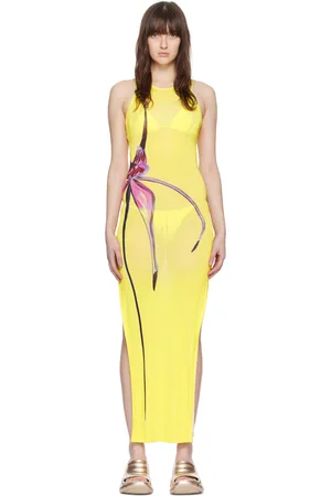 Louisa Ballou Yellow Sea Breeze Maxi Dress