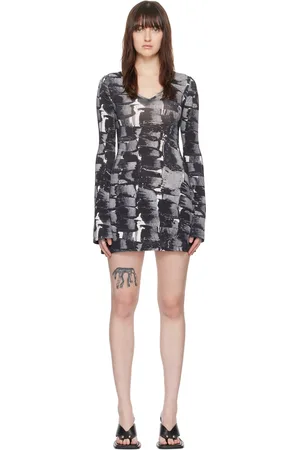 Louisa Ballou Multicolor Printed Minidress