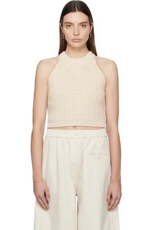 CORDERA Off-White Cropped Tank Top