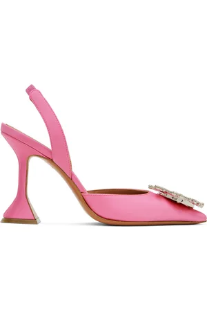 Amina Muaddi Pink Begum Sling 95 Heels
