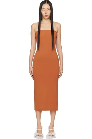 Miaou Orange Lila Midi Dress