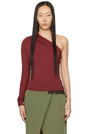 Miaou Burgundy Katia Long Sleeve T-Shirt
