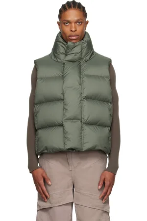 Entire Studios Green Quilted Down Vest