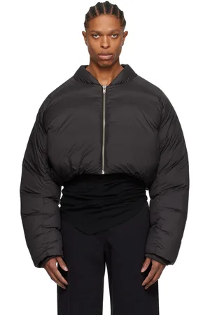 Entire Studios Black Cropped Down Jacket