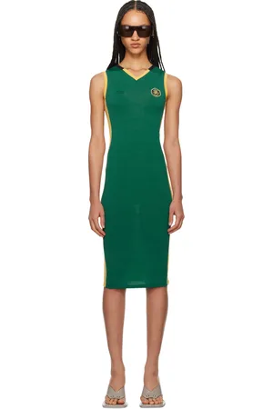 Miaou Green & Yellow Nora Dress