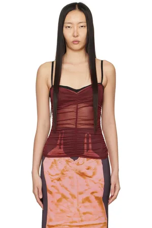 Miaou Burgundy Renzo Tank Top
