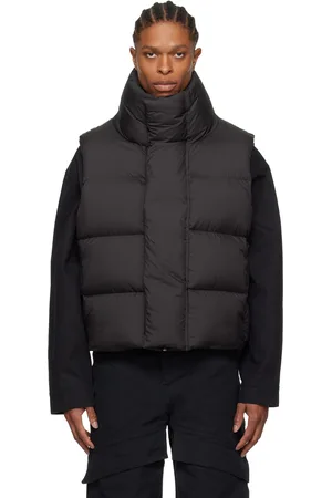Entire Studios Black Quilted Down Vest