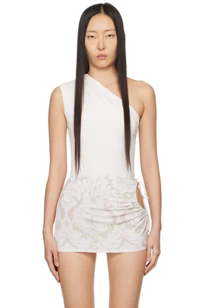 Miaou Off-White Jade Bodysuit