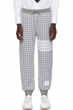 Thom Browne Gray Check Sweatpants