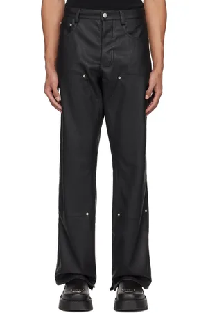MISBHV Carpenters Faux-Leather Trousers