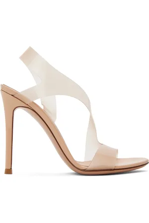 Gianvito Rossi Beige Metropolis 105 Heeled Sandals