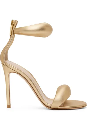 Gianvito Rossi Gold Bijoux Heeled Sandals