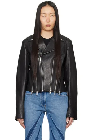 DION LEE Biker Leather Jacket