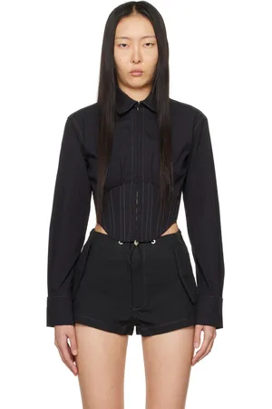 DION LEE Tuxedo Shirt