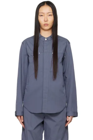 DION LEE Blue Rivet Denim Jacket