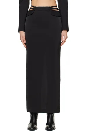 DION LEE Pocket Column Maxi Skirt