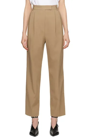 The Frankie Shop Tan Bea Trousers