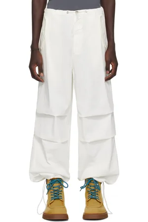 DION LEE Off White Toggle Trousers