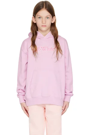 OFF-WHITE Kids Purple Big Bookish Hoodie