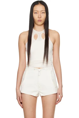 DION LEE Off-White Mobius Loop Tank Top