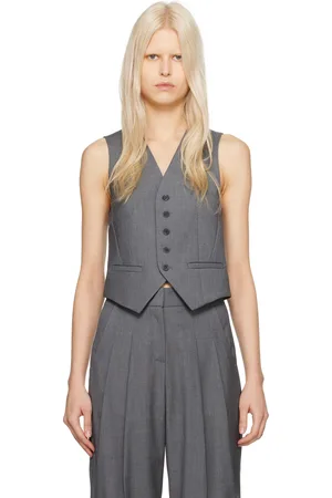 The Frankie Shop Gray Gelso Vest