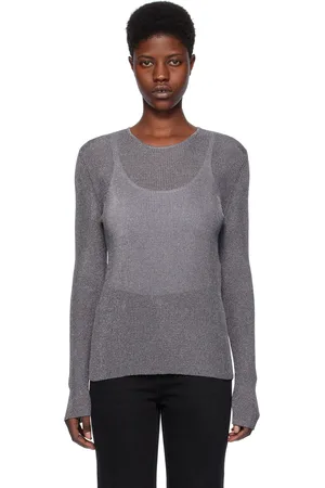 Totême Gunmetal Crewneck Sweater