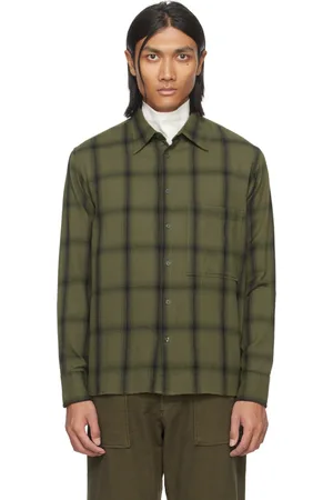 Universal Works Khaki Square Pocket Shirt
