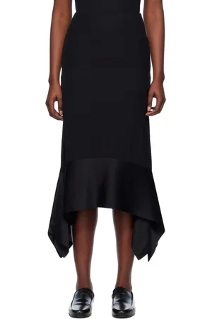 Totême Black Sash Maxi Skirt